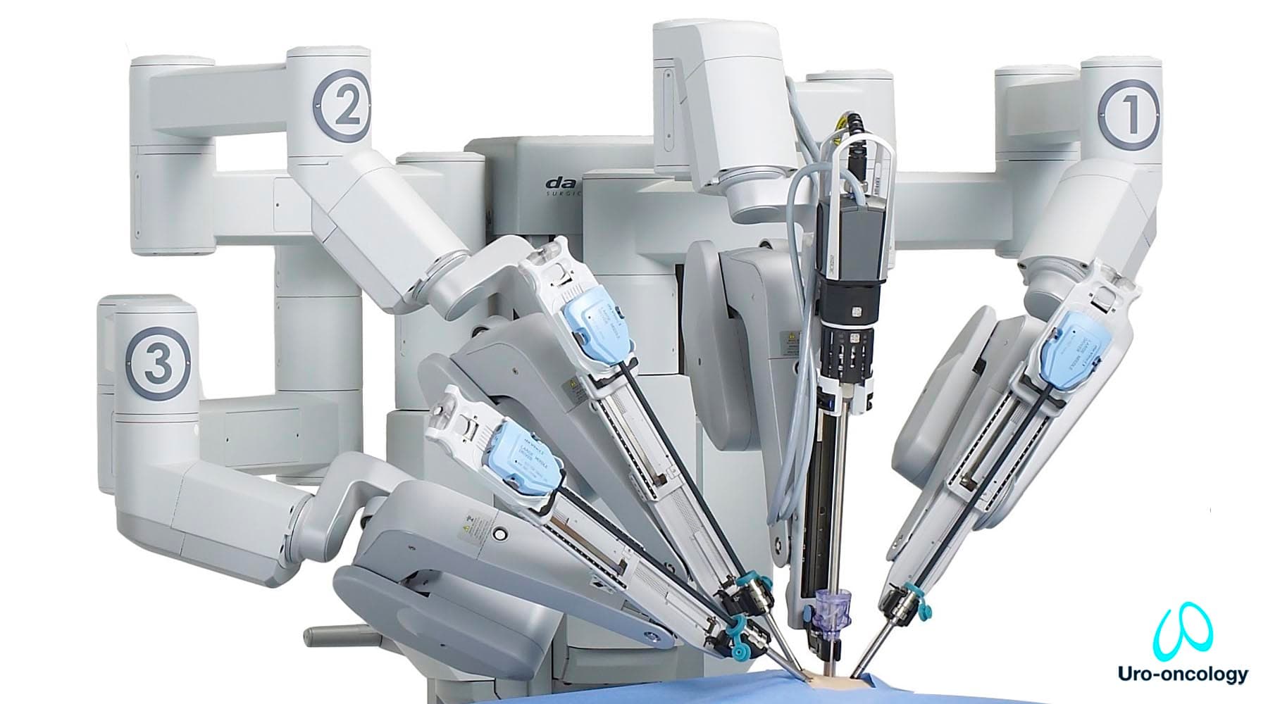 Cirujano operando en consola da Vinci